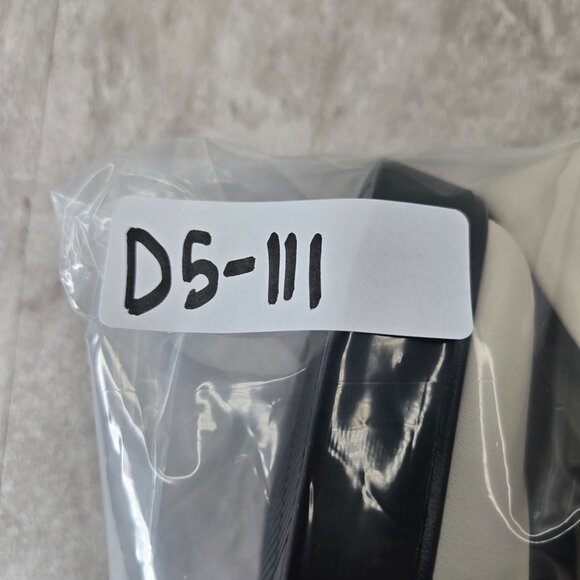 Mary Jane Pumps 8 White Faux Leather Block Heel Preppy Lolita Comfort Dress Shoe - Picture 13 of 13